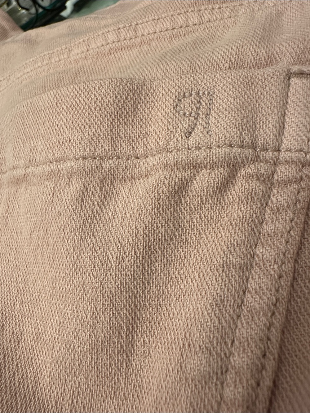 New with Tag! Anthropologie Pilcro Linen Mid Rise Flare Sepia Rose sz 31 - Picture 15 of 15